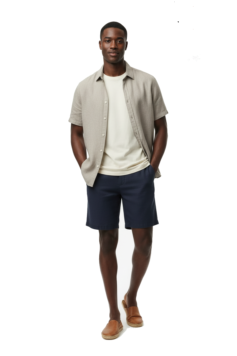 Men – Black Buttons