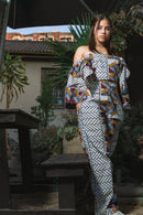 African Print Pants Set