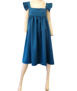 Dark Green Baby Doll Dress