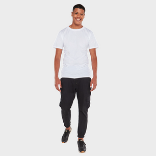 Men Basic T-Shirt - White