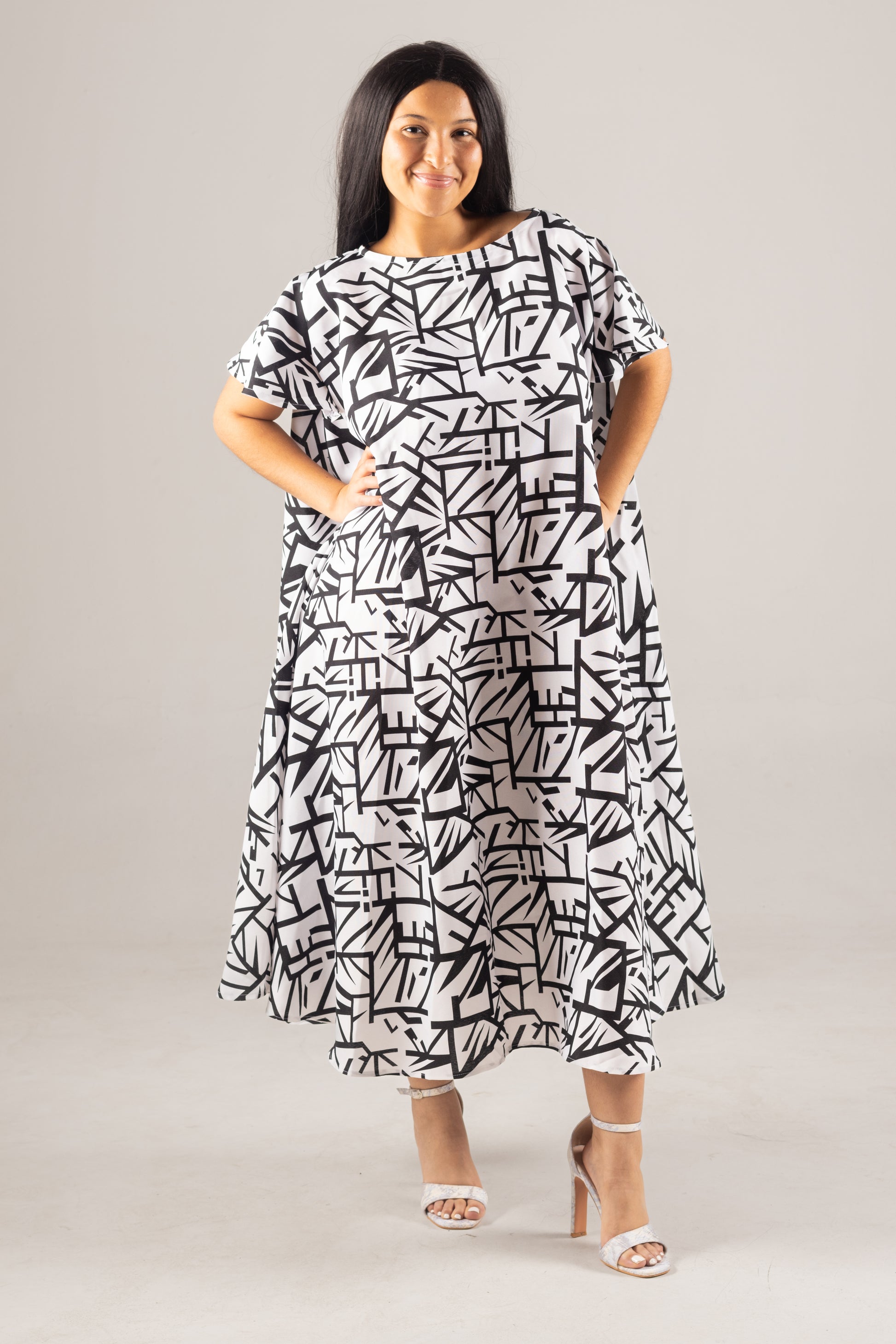 Zola Print Dress