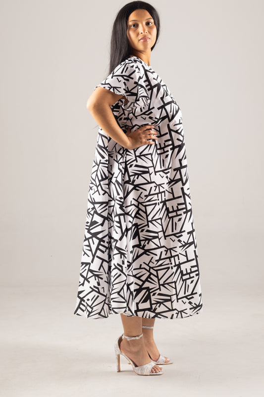 Zola Print Dress