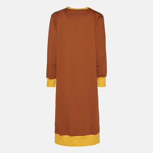 Ella Sweatshirt Dress - Brown