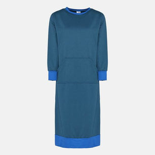 Ella Sweatshirt Dress - Deep Teal