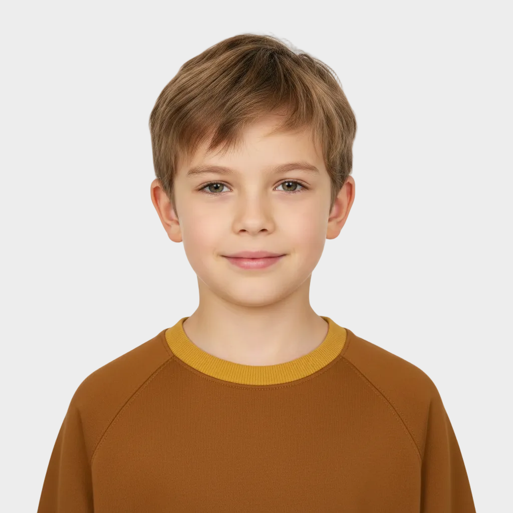 Everyday Comfort Pullover-Brown 