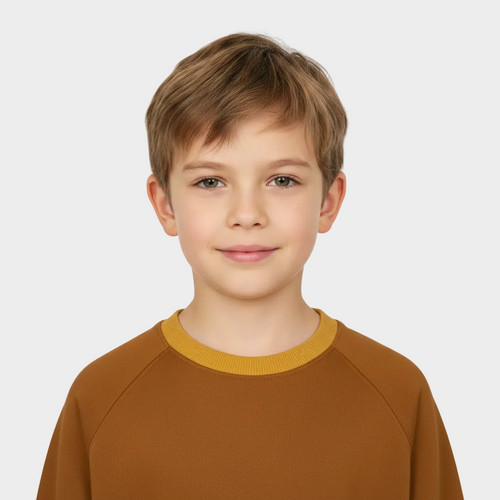 Everyday Comfort Pullover-Brown 