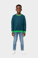 Everyday Comfort Pullover-front-teal-green