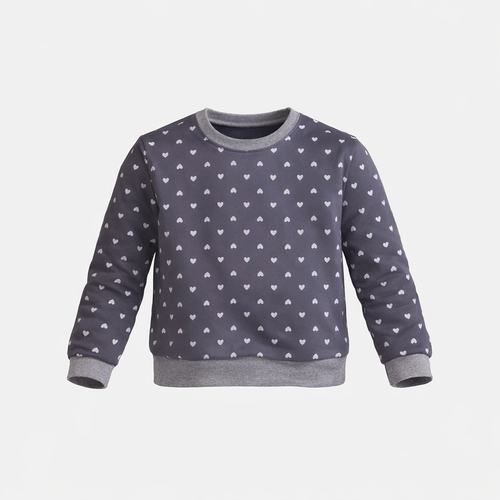 Heart Pullover Sweatshirt