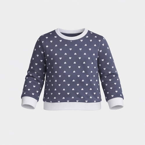 Heart Pullover Sweatshirt
