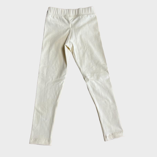 Light Yellow Leggings - Girls