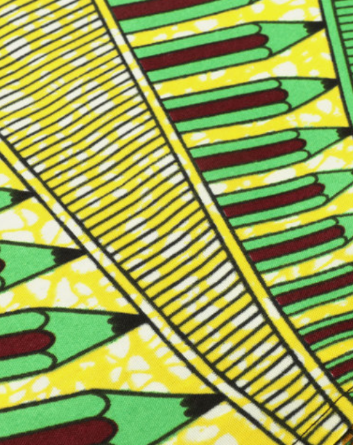 Pencils African Print Headwrap