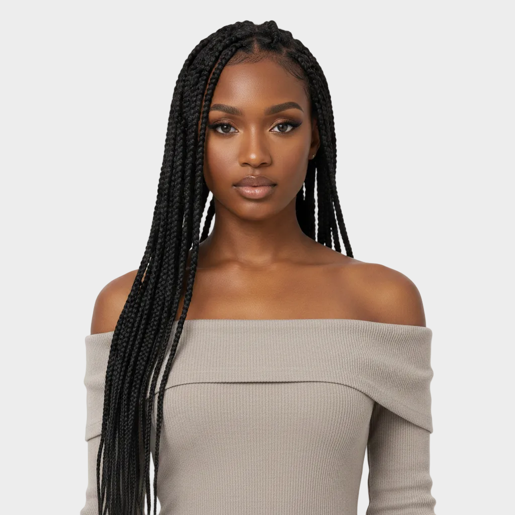 Taupe Off‑Shoulder Ribbed Dress