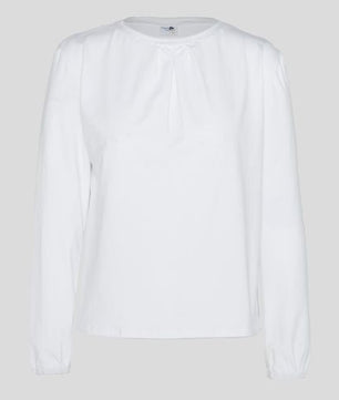 Tina Long Sleeve Top - White