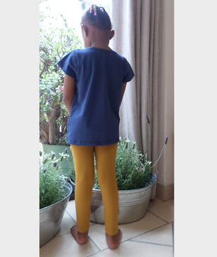 Turmeric Leggings - Girls