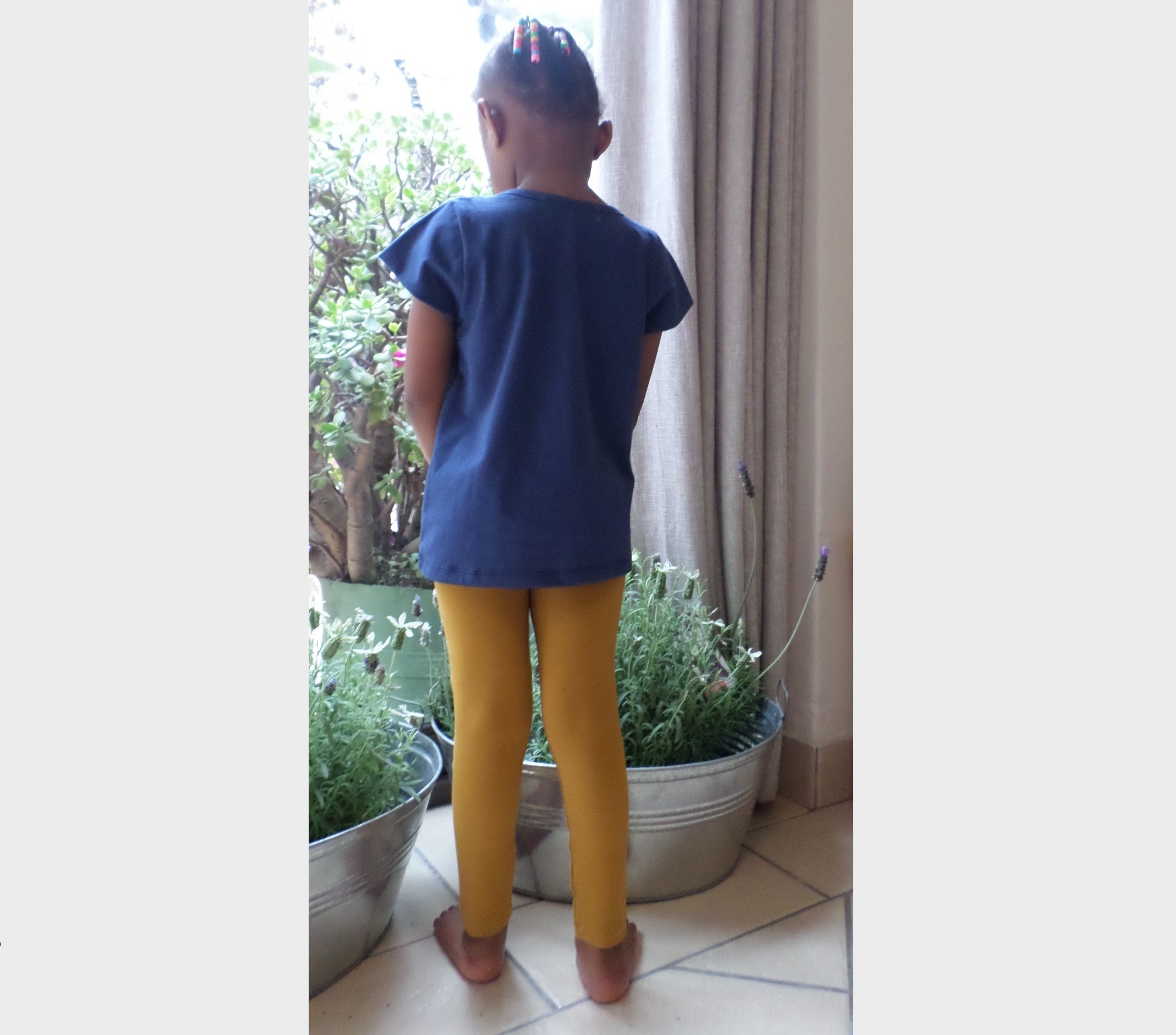 Turmeric Leggings - Girls