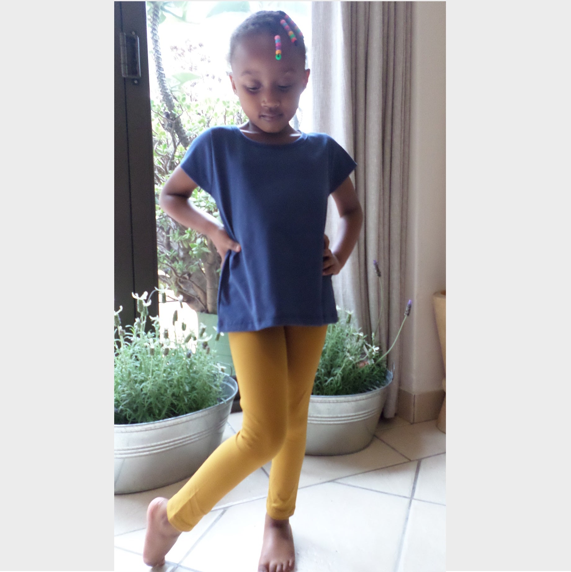 Turmeric Leggings - Girls