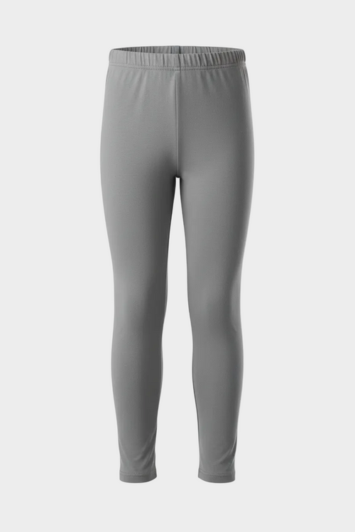 Gray leggings ghost mannequin front