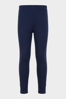 Navy leggings front view