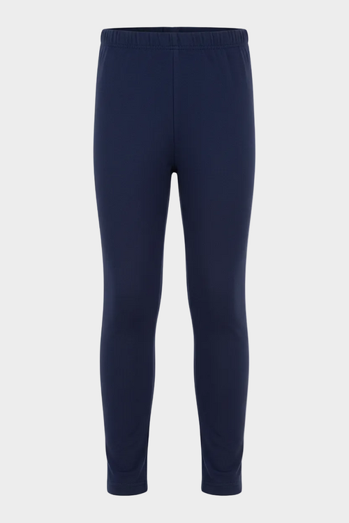 Navy leggings front view