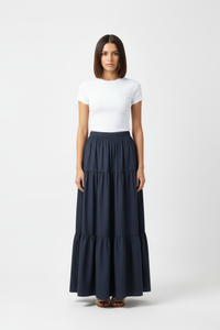 Tiered Maxi Skirt