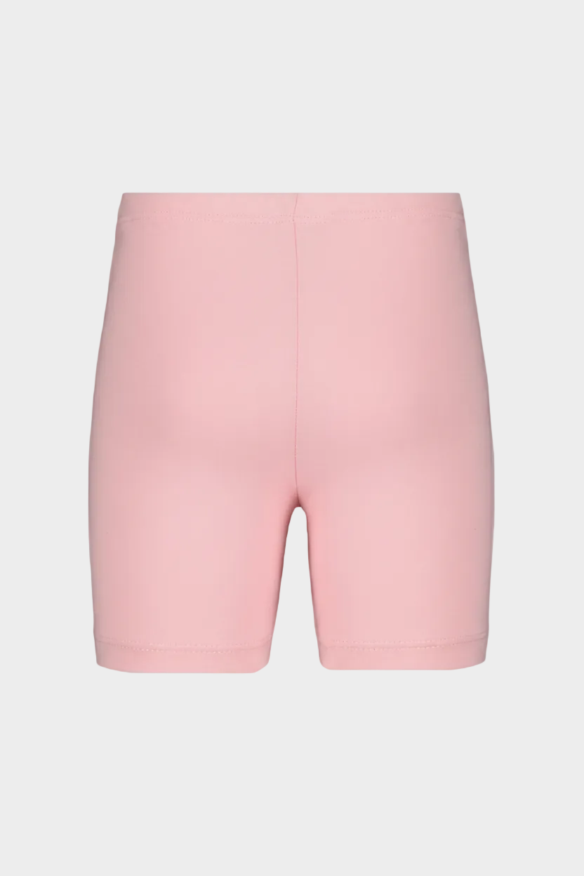 Refined pink cycle shorts back