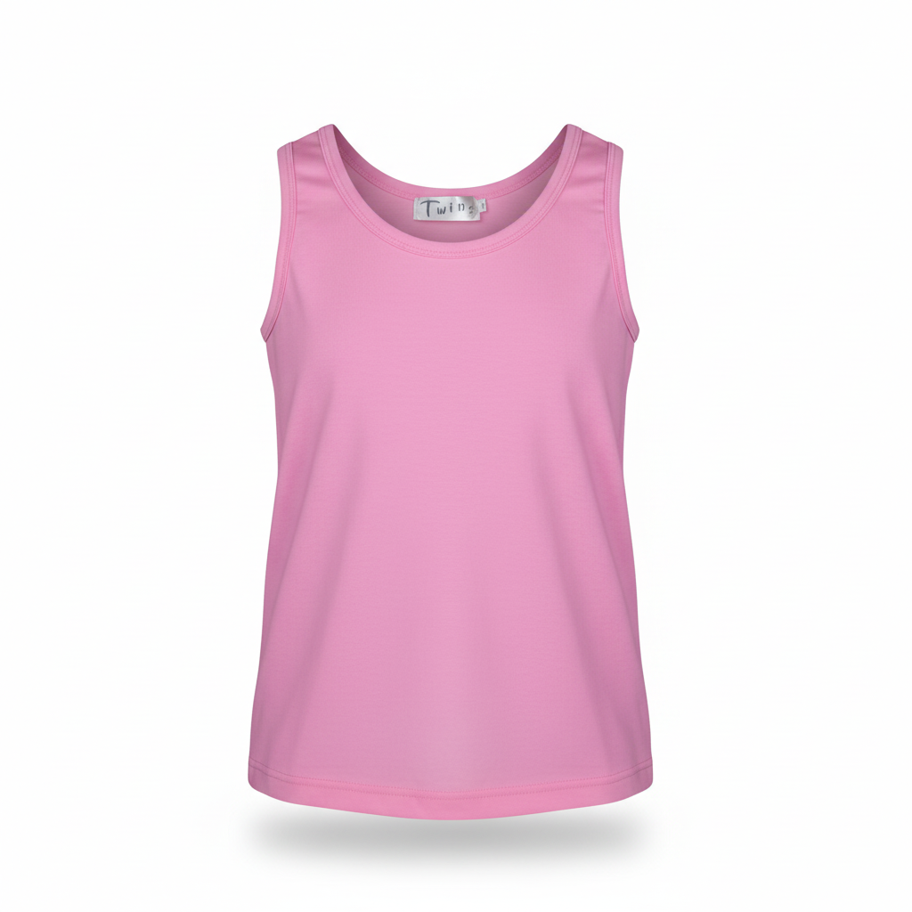 Girls Pink Vest